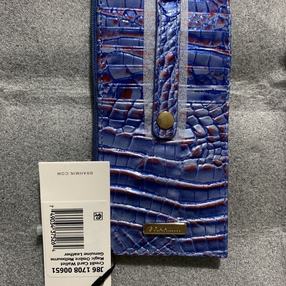Brahmin Magic Ombre Credit Card wallet NWT PRICE FIRM